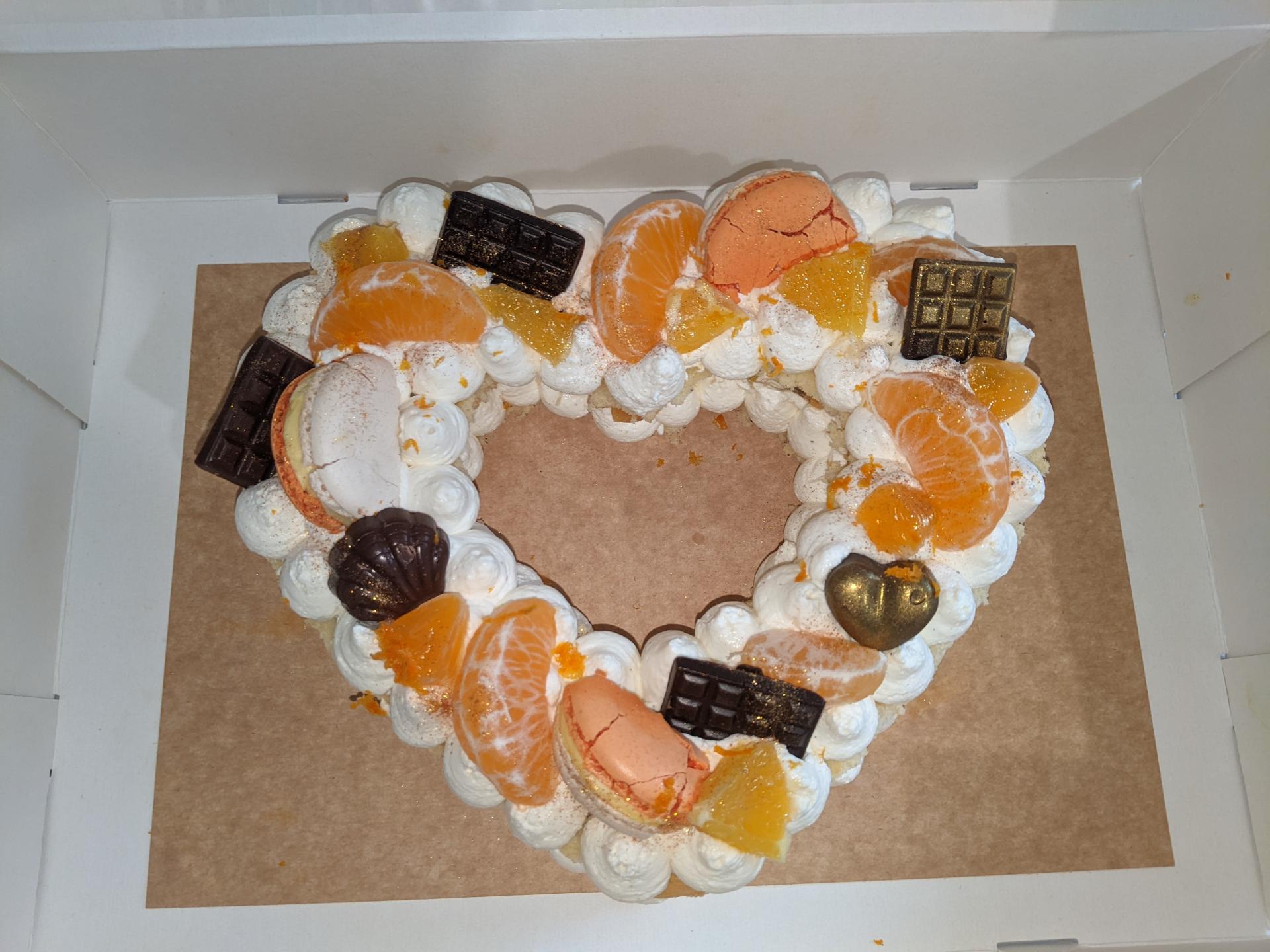 Coeur clementine et orange 2